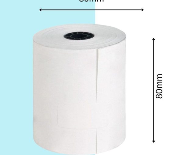 Till Rolls 80mm x 80mm Thermal POS Rolls – Suitable for EPOS Systems
